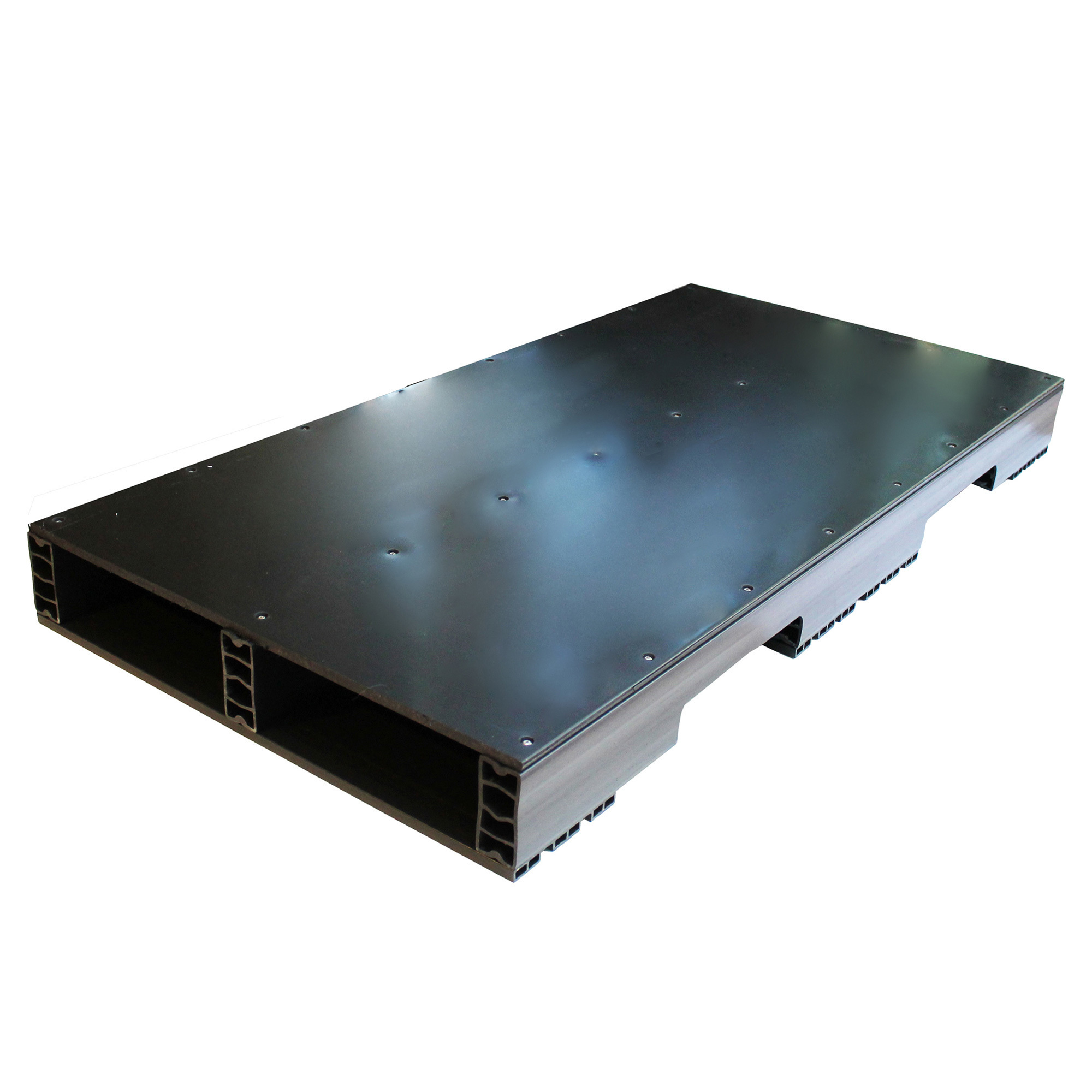Jifram Extrusions, Inc., Flat Top Plastic Pallet, 48in.L x 24in.W, Model# 05000433